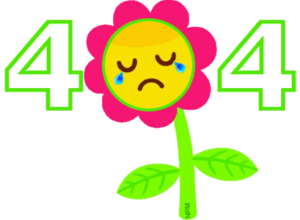 The Nursery Garden Centre Sad Flower 404