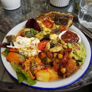 Garden Centre Cafe Quiche Salad
