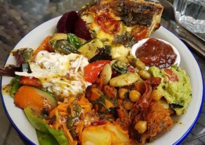 Garden Centre Cafe Quiche Salad